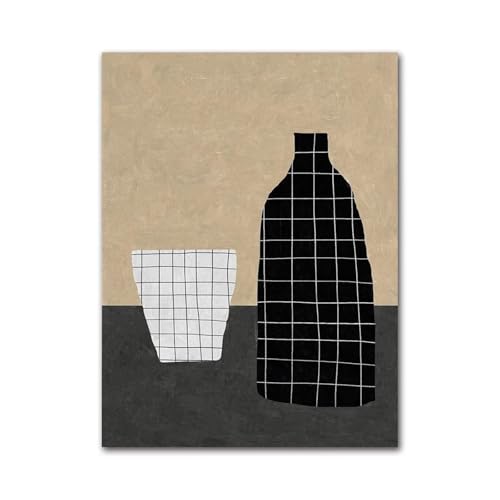 RONGCH Wandbilder auf Leinwand Abstrakte Bunte Vase Serie Moderne Wand Kunstdruck Leinwand Malerei Poster Für Wohnzimmer Wohnkultur(G,20x30cm) von RONGCH