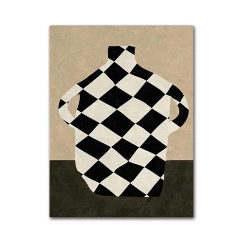 RONGCH Wandbilder auf Leinwand Abstrakte Bunte Vase Serie Moderne Wand Kunstdruck Leinwand Malerei Poster Für Wohnzimmer Wohnkultur(H,50x70cm) von RONGCH