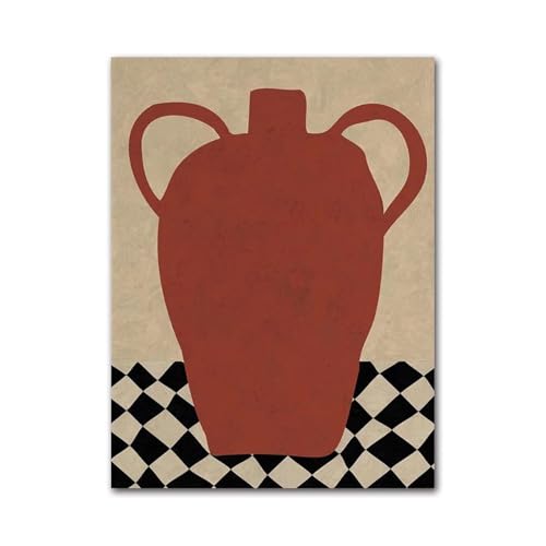 RONGCH Wandbilder auf Leinwand Abstrakte Bunte Vase Serie Moderne Wand Kunstdruck Leinwand Malerei Poster Für Wohnzimmer Wohnkultur(I,30x40cm) von RONGCH