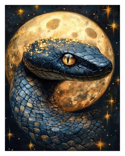 Wandbilder auf Leinwand Schlange Ästhetik Bild Blume Kunst Poster Keine Rahmen Drucke Leinwand Malerei Wand Kunst Bild Home Decor(C,40x60cm) von RONGCH