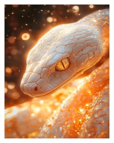 Wandbilder auf Leinwand Schlange Ästhetik Bild Blume Kunst Poster Keine Rahmen Drucke Leinwand Malerei Wand Kunst Bild Home Decor(W,40x60cm) von RONGCH