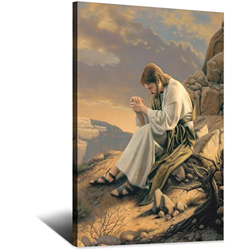 Jesus Christus Gott Religion Poster Gebet Leinwand Kunst Zuhause Wanddekoration Bild Poster Druck Gemälde Geschenk Poster von RONGCHENG