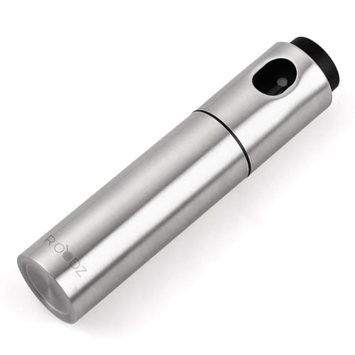 ROODZ Ölsprüher aus Edelstahl mit 100 ml Fassungsvermögen - Elegantes Design für Ihre moderne Küche: Stilvolles, präzises Dosieren leicht gemacht. ROODZ Ölsprüher aus Edelstahl mit 100 ml Fassungsvermögen - Elegantes Design für Ihre moderne Küche: Stilvolles, präzises Dosieren leicht gemacht. von ROODZ