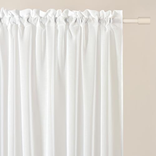 ROOM99 Gardine mit Kräuselband Novelia 200 x 230 cm Breite x Höhe Wohnzimmer Transparent modern Vorhang Schal Wohnzimmer Schlafzimmer für Schinensystem Weiß glatt, 1 Stück ROOM99 Gardine mit Kräuselband Novelia 200 x 230 cm Breite x Höhe Wohnzimmer Transparent modern Vorhang Schal Wohnzimmer Schlafzimmer für Schinensystem Weiß glatt, 1 Stück von ROOM99