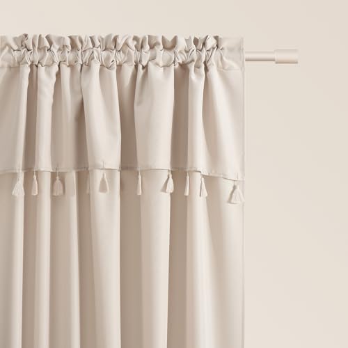 ROOM99 Vorhang mit Kräuselband Astoria 140 x 260 cm Breite x Höhe Schiebegardinen Modern Curtain Wohnzimmer Schlafzimmer Hellbeige, 1 Stück von ROOM99