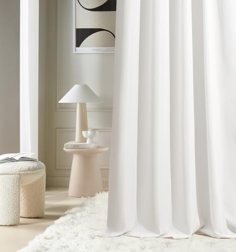 ROOM99 Vorhang mit Kräuselband Aura 180 x 250 cm Breite x Höhe Schiebegardinen Modern Curtain Wohnzimmer Schlafzimmer Ecru, 1 Stück von ROOM99