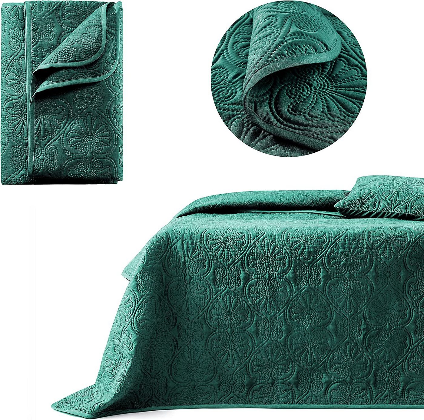 Tagesdecke Tagesdecke Steppdecke Decke Bettüberwurf Muster Leila Doppelseitig, ROOM99 von ROOM99