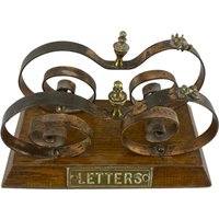 Vintage Kupfer Und Messing Briefe Rack - Hummel Spinne von ROOMSandROOTS