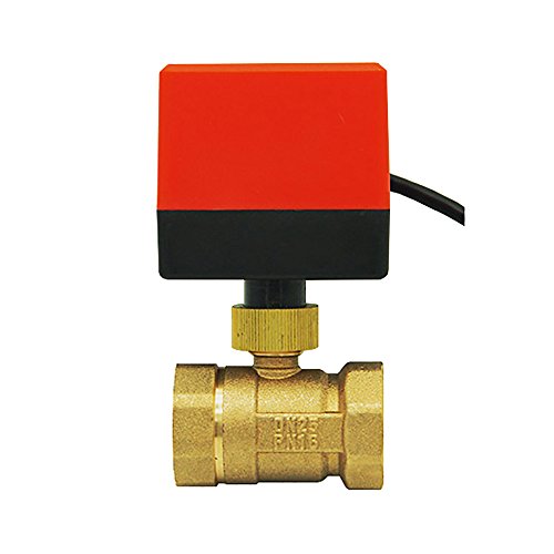 ROOwarMer 2-Wege-Motorventil - Kugelventil DN15 DN20 DN25 DN32 DN40 DN50, Messing, AC 220 V, AC 24 V, DC 12 V ROOwarMer 2-Wege-Motorventil - Kugelventil DN15 DN20 DN25 DN32 DN40 DN50, Messing, AC 220 V, AC 24 V, DC 12 V von ROOwarMer