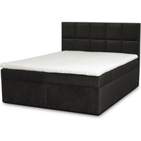 ROPEZ | Boxspringbett Faro mit Stauraum Samt 180 x 200 cm von ROPEZ