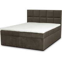 ROPEZ | Boxspringbett Faro mit Stauraum Samt 160 x 200 cm von ROPEZ