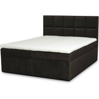 ROPEZ | Boxspringbett Faro mit Stauraum Samt 160 x 200 cm von ROPEZ
