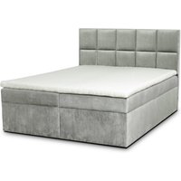 ROPEZ | Boxspringbett Faro mit Stauraum Samt 160 x 200 cm von ROPEZ