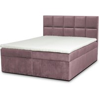 ROPEZ | Boxspringbett Faro mit Stauraum Samt 160 x 200 cm von ROPEZ