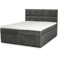 ROPEZ | Boxspringbett Faro mit Stauraum Samt 160 x 200 cm von ROPEZ