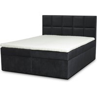 ROPEZ | Boxspringbett Faro mit Stauraum Samt 160 x 200 cm von ROPEZ