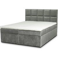 ROPEZ | Boxspringbett Faro mit Stauraum Samt 140 x 200 cm von ROPEZ