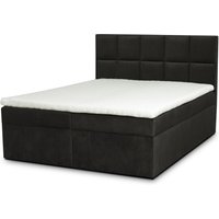 ROPEZ | Boxspringbett Faro mit Stauraum Samt 140 x 200 cm von ROPEZ