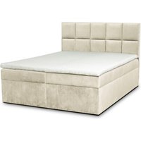 ROPEZ | Boxspringbett Faro mit Stauraum Samt 180 x 200 cm von ROPEZ