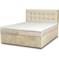 ROPEZ | Boxspringbett Lille mit Stauraum Samt 160 x 200 cm von ROPEZ