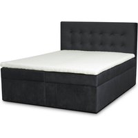 ROPEZ | Boxspringbett Lille mit Stauraum Samt 140 x 200 cm von ROPEZ