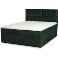 ROPEZ | Boxspringbett Lyon Samt 140 x 200 cm von ROPEZ