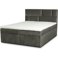 ROPEZ | Boxspringbett Lyon Samt 140 x 200 cm von ROPEZ