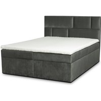 ROPEZ | Boxspringbett Lyon Samt 140 x 200 cm von ROPEZ