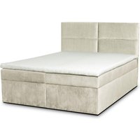 ROPEZ | Boxspringbett Rio mit Stauraum Samt 140 x 200 cm von ROPEZ