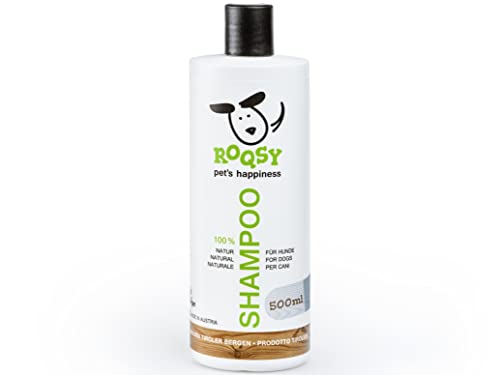 ROQSY Natur-Hundeshampoo 500ml – Vegan, Bio – Hundeshampoo für große Hunde, Langhaar, Sensible Haut, gegen Geruch und für EIN sauberes, glänzendes Fell - auch weißes Fell ROQSY Natur-Hundeshampoo 500ml – Vegan, Bio – Hundeshampoo für große Hunde, Langhaar, Sensible Haut, gegen Geruch und für EIN sauberes, glänzendes Fell - auch weißes Fell von ROQSY