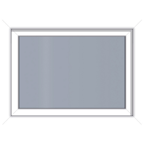 RORO Wohnraumfenster »B70/5K«, Kunststoff, weiß, Glasstärke 32mm - weiss von RORO