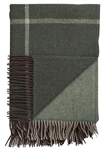 RØROS TWEED - Filos - Wolldecke aus norwegischer Lammwolle - Design von Runa Klock - Deckenmaße: 145 x 220 cm von RØROS TWEED