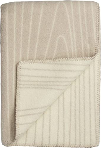 RØROS TWEED - Skog - Wolldecke aus norwegischer Lammwolle - Design von Anderssen & Voll - Deckenmaße: 135 x 200 cm von RØROS TWEED