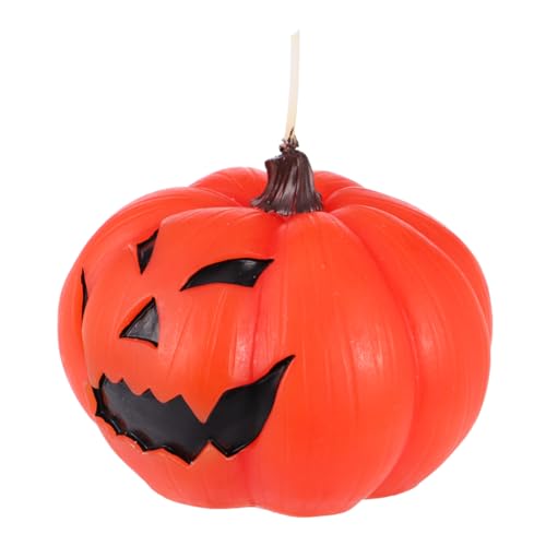 RORPOIR Realistische Form Halloween Kürbis Kerze Paraffin Festwachs Flammenlose Nicht-Party Dekorationen von RORPOIR
