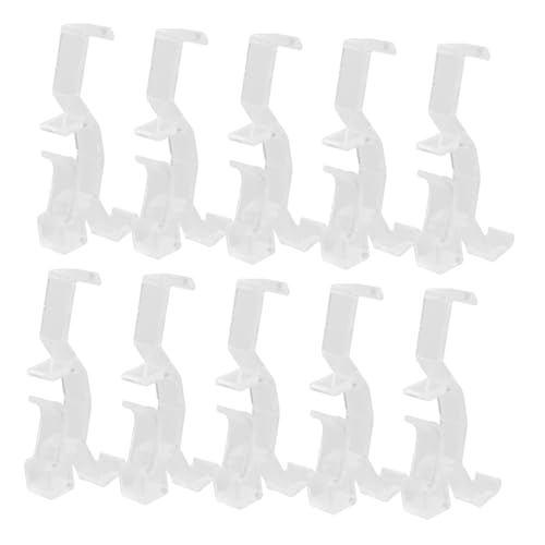 RORPOIR 10 Stück Teiliges Transparente Kunststoff Clips für Gardinenblenden Befestigung für Horizontale und Senkrechte Jalousien Langlebige Halterungen für Fensterjalousien RORPOIR 10 Stück Teiliges Transparente Kunststoff Clips für Gardinenblenden Befestigung für Horizontale und Senkrechte Jalousien Langlebige Halterungen für Fensterjalousien von RORPOIR