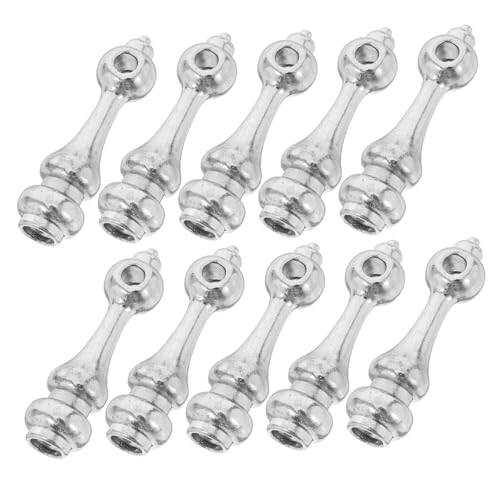RORPOIR 10 Stück Teiliges für Glasgeländer Möbel-hardware Verbindungselemente mit Flaschenkopf-design Langlebig Einfach zu Montieren Geeignet für Möbel und Schrankpfosten RORPOIR 10 Stück Teiliges für Glasgeländer Möbel-hardware Verbindungselemente mit Flaschenkopf-design Langlebig Einfach zu Montieren Geeignet für Möbel und Schrankpfosten von RORPOIR
