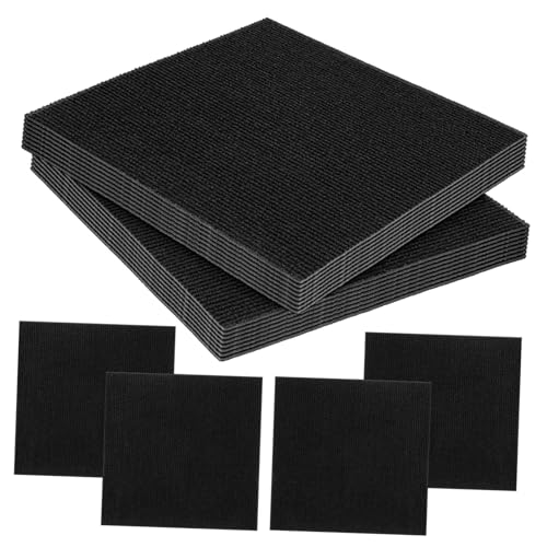 RORPOIR 100 Stück Selbstklebende Teppichfliesen Rutschfest Abziehbar und Einfach zu Verlegen Strapazierfähig für Schlafzimmer Hotel Einkaufszentrum und Stark Frequentierte Bereiche von RORPOIR