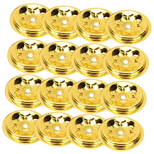 RORPOIR 16 Stück Teiliges Metall Docht Halter Schwimmende Öllampe Docht Halterung Öl Lampe Zubehör Für Buddha Lampe Enschriebene Lampen Sicherer Dochtbrenner Langlebig Elegant von RORPOIR