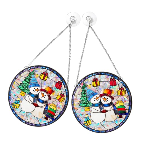 RORPOIR 2 Sätze Bunte Lichtfänger Leicht Langlebig Einfache Aufhängung Festliche Fenster Wanddeko für Xmas Party und Feiertage RORPOIR 2 Sätze Bunte Lichtfänger Leicht Langlebig Einfache Aufhängung Festliche Fenster Wanddeko für Xmas Party und Feiertage von RORPOIR