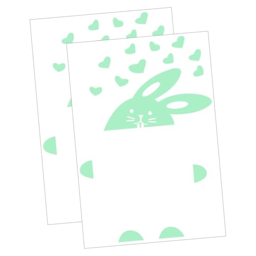 RORPOIR 2 Satz Luminous DIY Schalteraufkleber Abnehmbare Nachtlicht Rabbit Bunny Sticker aus Leuchtende Wandtattoos für Kinderzimmer Schlafzimmer Wohnzimmer von RORPOIR