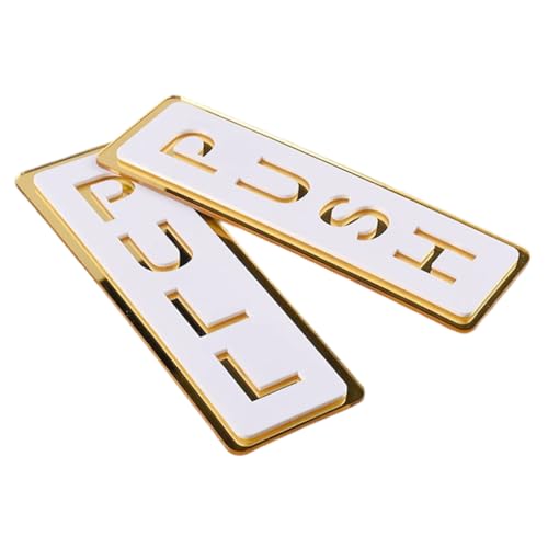 RORPOIR 2 Stück Doppelschichtiges Türschild Push Pull mit Spiegeloberfläche Klare Öffnen Schließen Anleitung Langlebiges Türlabel für Glastüren Modernes Design RORPOIR 2 Stück Doppelschichtiges Türschild Push Pull mit Spiegeloberfläche Klare Öffnen Schließen Anleitung Langlebiges Türlabel für Glastüren Modernes Design von RORPOIR