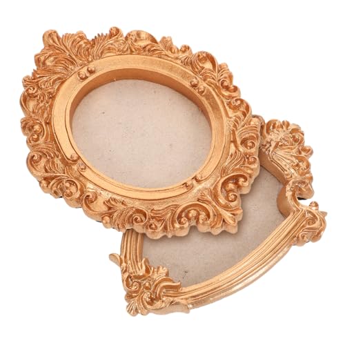 RORPOIR 2 Stück Mini Magnetische Vintage Bilderrahmen Gold Resin Fotorahmen für Kühlschrank Reiseerinnerungen Display Leicht Robust Dekorativer Magnetrahmen für Fotos und Schmuck RORPOIR 2 Stück Mini Magnetische Vintage Bilderrahmen Gold Resin Fotorahmen für Kühlschrank Reiseerinnerungen Display Leicht Robust Dekorativer Magnetrahmen für Fotos und Schmuck von RORPOIR