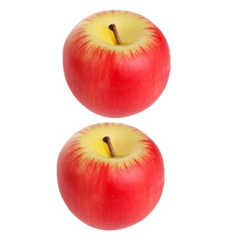 RORPOIR 2pcs Lebensechte Weihnachten Kerze Ornamente Künstliche Kerzen Für Dekorationen Baubles Realistische Form Thema von RORPOIR