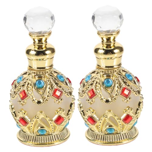 RORPOIR 2 Stück Vintage Glas Reise Parfümflasche Nachfüllbar Emaille Duftbehälter Öl Aufbewahrungsflasche Elegant Leicht Für Frauen Urlaub Business RORPOIR 2 Stück Vintage Glas Reise Parfümflasche Nachfüllbar Emaille Duftbehälter Öl Aufbewahrungsflasche Elegant Leicht Für Frauen Urlaub Business von RORPOIR