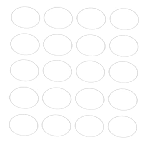 RORPOIR 20stücke -Ringe Runde Kunststoffreifen DIY Bastelzubehör Strickringe Für Handarbeiten Und Dekoration von RORPOIR