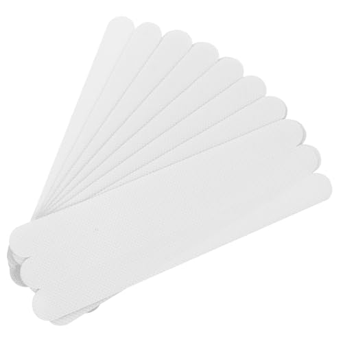 RORPOIR 24 Stück Teiliges Rutsch Band Transparent Selbstklebende rutschfeste Streifen für Badewanne Dusche Treppe Wasserfeste Peva Material Sicherer Halt Spurlos Zufällige Farbe von RORPOIR