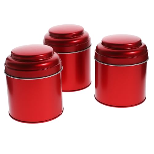 RORPOIR 3pcs Rose Zinn Tee Blatt Gläser Luftdichten Candy Dosen Für Freund Tee Lagerung von RORPOIR