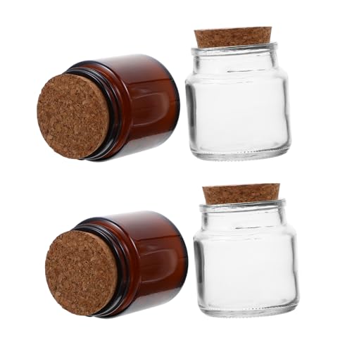 RORPOIR 4 Stück Teiliges Aromatherapie kerzenglas mit Holzdeckel Wiederverwendbare Duftkerzenbehälter aus Hochwertigem Glas für DIY kerzenherstellung und Raumdekoration RORPOIR 4 Stück Teiliges Aromatherapie kerzenglas mit Holzdeckel Wiederverwendbare Duftkerzenbehälter aus Hochwertigem Glas für DIY kerzenherstellung und Raumdekoration von RORPOIR