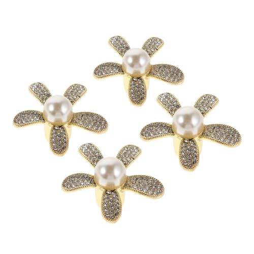 RORPOIR 4 Stück Teiliges Goldene Blumen-möbelknöpfe mit Funkelnden Strasssteinen Einzelne Geeignet für Kommoden Kleiderschränke und Küchenschränke RORPOIR 4 Stück Teiliges Goldene Blumen-möbelknöpfe mit Funkelnden Strasssteinen Einzelne Geeignet für Kommoden Kleiderschränke und Küchenschränke von RORPOIR