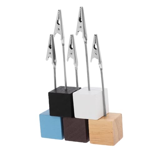 RORPOIR 5 Stück Tischkartenhalter aus Holz und Stabiler Fotohalter für Hochzeiten Zettelhalter für Tischdekoration Vielseitige Kartenständer für Notizen und Menükarten RORPOIR 5 Stück Tischkartenhalter aus Holz und Stabiler Fotohalter für Hochzeiten Zettelhalter für Tischdekoration Vielseitige Kartenständer für Notizen und Menükarten von RORPOIR